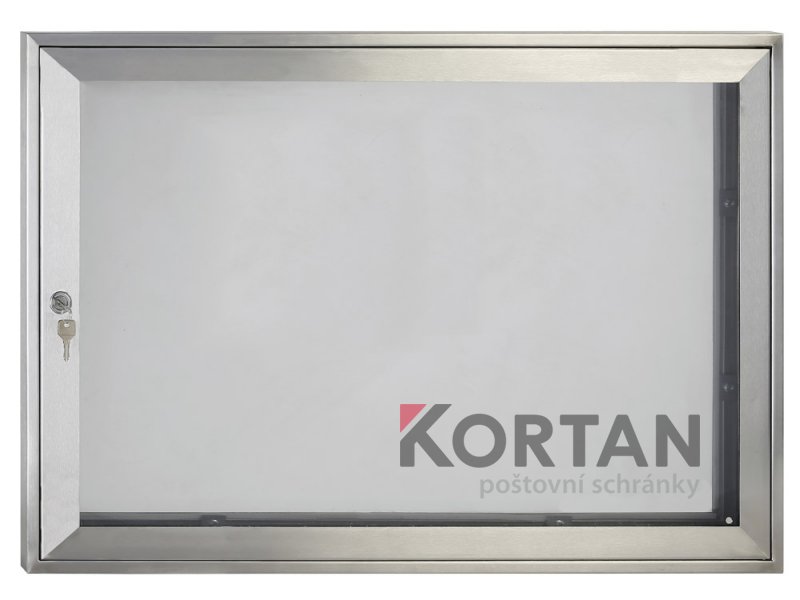 Nástěnná vitrína interiérová - NEREZ - 900x600 mm | eshop.schranky-postovni.com